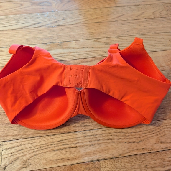 Skims Fits Everybody Red Orange Bra 42 DD Like New - Picture 2 of 5